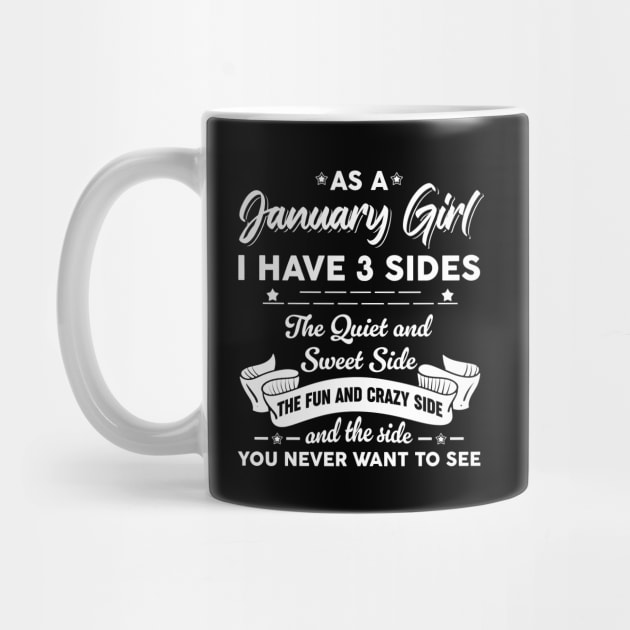 As A January Girl I Have 3 Sides The Quiet & Sweet by Zaaa Amut Amut Indonesia Zaaaa